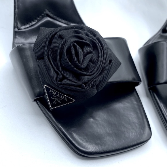 Prada Rose Ankle Strap Sandals - Picture 6 of 13